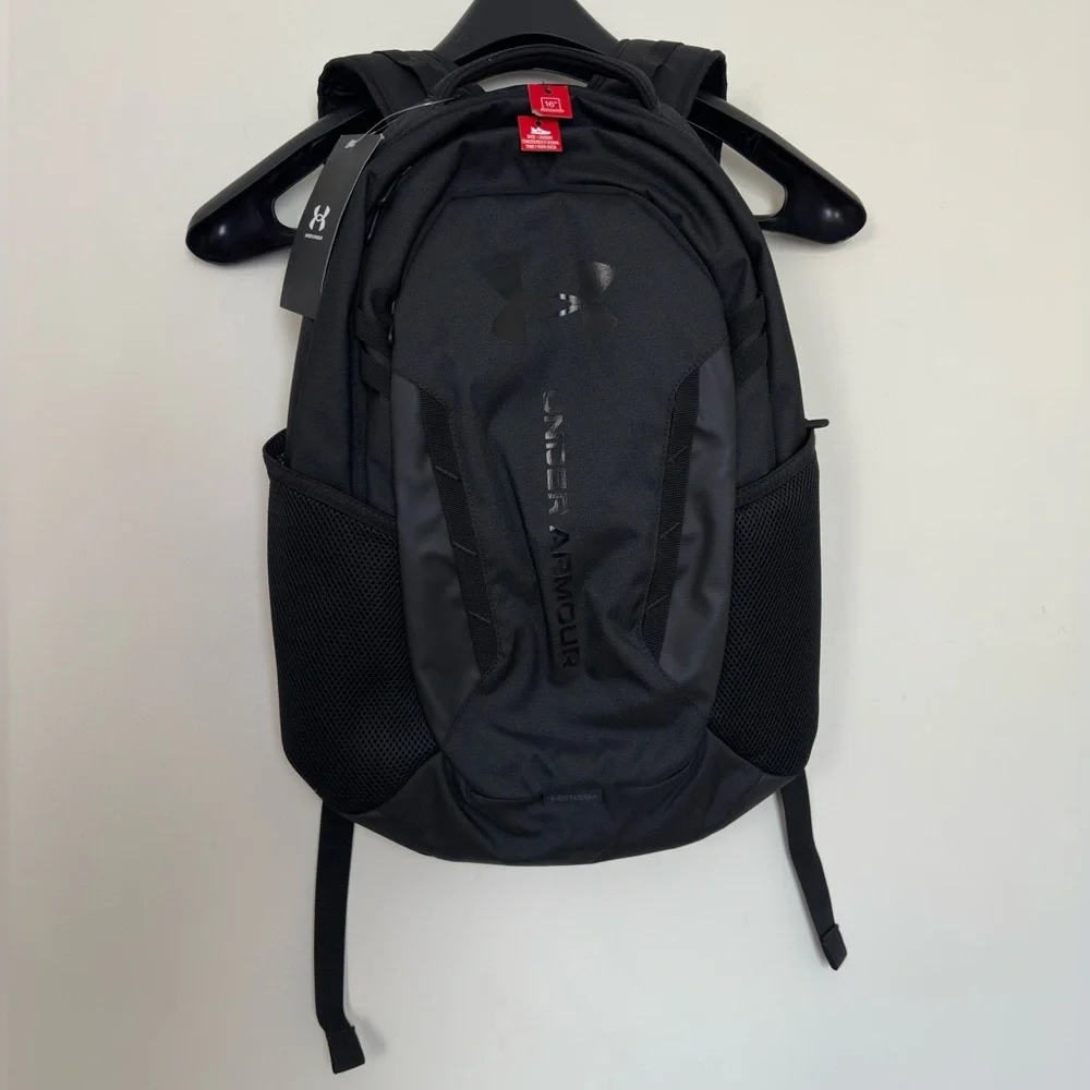 Under Armour Hustle 6.0 Storm Backpack Water-Resistant | Laptop Sleeve Black